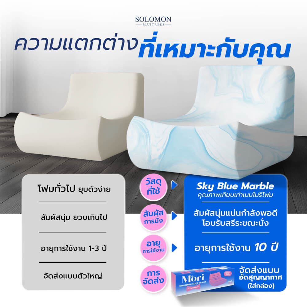 โซฟา SOLOMON รุ่น MORI ทูโทน สีขาว-น้ำเงิน_3